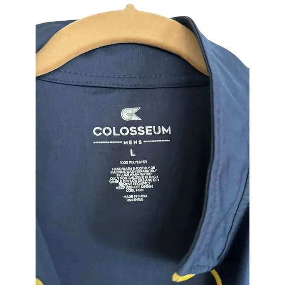 Colosseum Athletics Michigan Wolverines Long Sleeve 1/4 Zip Jacket Size Large - Picture 2 of 4